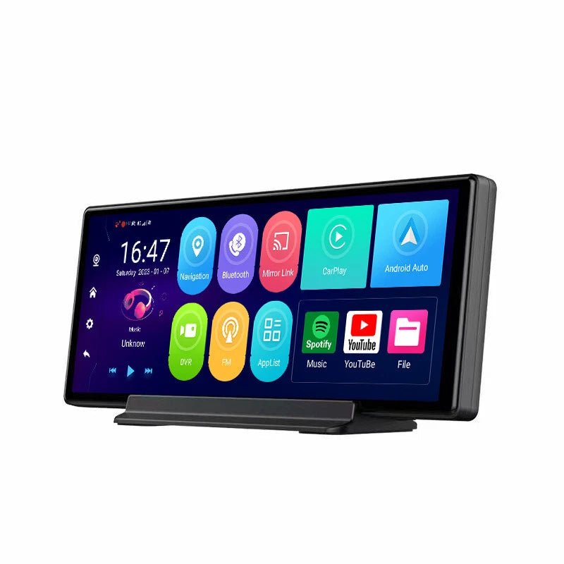 Magellon Dash Cam , Apple CarPlay/Android Auto, Portable Touch Screen Car Radio Multimedia Player with Bluetooth, Backup Camera, Navigation