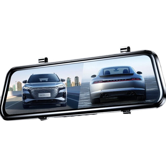 Dash Camera Rear View Mirror , 4K 2 Channel , HDR Night Vision , Voice Control, WiFi, GPS, 24H Parking Mode