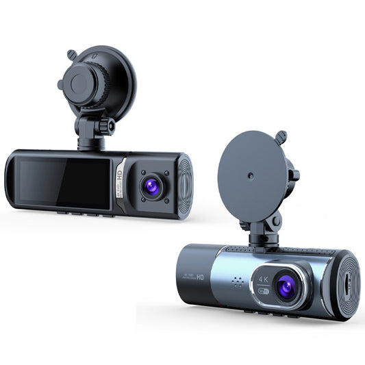 Ai Cars Play Dash Cam 4K Ultra , HD Triple-Lens , GPS , with WiFi, IR Night Vision , ADAS Collision Warning